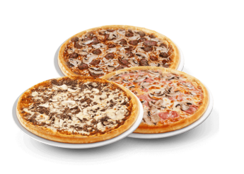 3 Pizzas super au choix.
